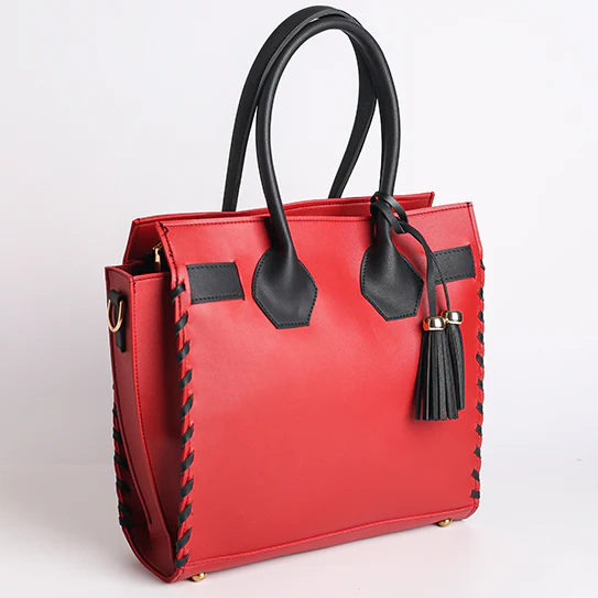 Burberry Red & Black Bag