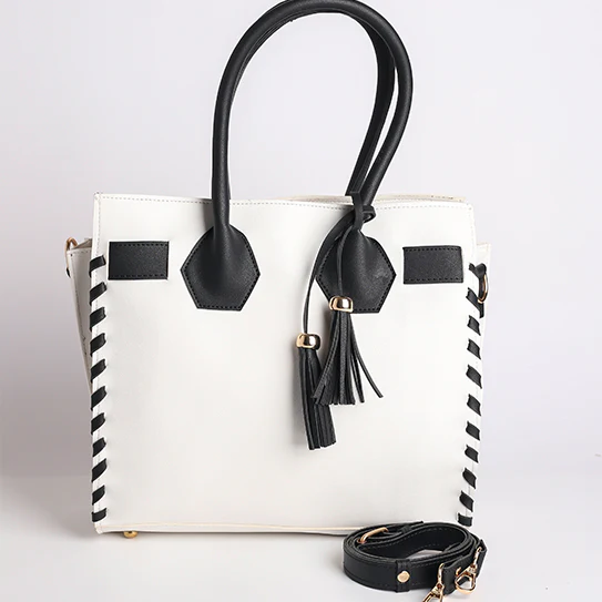 Burberry White & Black Bag