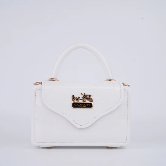 Regal Elegance White Bag